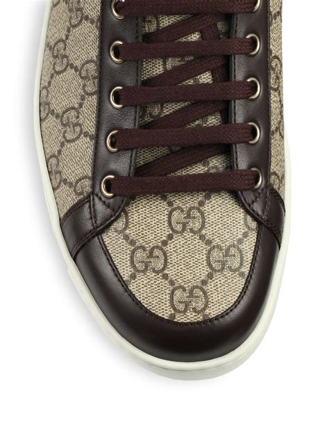 gucci high top sneaker mens|gucci canvas high top sneakers.